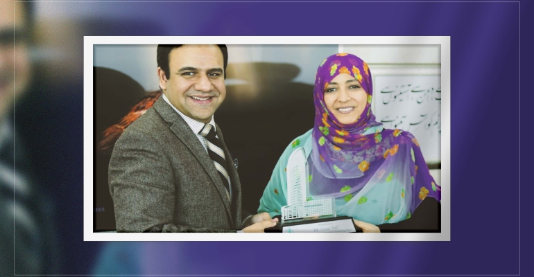 Pakistani official honors Tawakkol Karman and Baroness Warsi